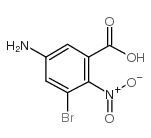 5-amino-3-bromo-2-nitrobenzoic acid Structure