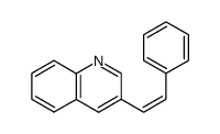3-((Z)-Styryl)-quinoline结构式