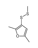 2,5-dimethyl-3-(methyl dithio) furan结构式