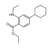 ethyl 4-cyclohexyl-2-(ethylamino)benzoate Structure