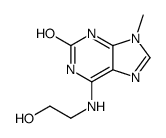 6-(2-hydroxyethylamino)-9-methyl-1H-purin-2-one结构式