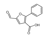 5-formyl-2-phenylfuran-3-carboxylic acid结构式