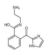 N-(2-aminoethyl)-2-(1H-imidazole-2-carbonyl)benzamide结构式