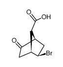 EXO-2-BROMO-5-OXO-BICYCLO[2.2.1]HEPTANE-SYN-7-CARBOXYLIC ACID结构式