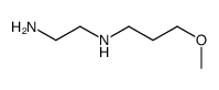 N'-(3-methoxypropyl)ethane-1,2-diamine结构式