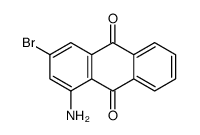 1-amino-3-bromoanthracene-9,10-dione结构式