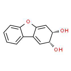 2,3-Dibenzofurandiol, 2,3-dihydro-, (2R,3S)- (9CI) Structure