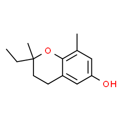 2H-1-Benzopyran-6-ol,2-ethyl-3,4-dihydro-2,8-dimethyl-(9CI) picture