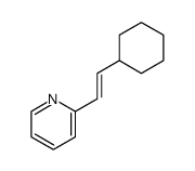 2-(2-cyclohexylethenyl)pyridine Structure