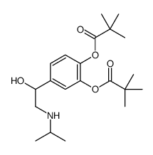 dipivaloylisoproterenol Structure