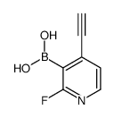 Boronic acid, (4-ethynyl-2-fluoro-3-pyridinyl)- (9CI) Structure