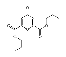 dipropyl 4-oxopyran-2,6-dicarboxylate Structure