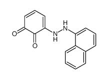 3-(2-naphthalen-1-ylhydrazinyl)cyclohexa-3,5-diene-1,2-dione Structure