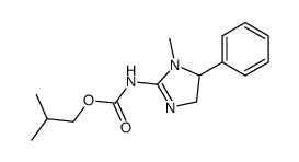(1-methyl-5-phenyl-4,5-dihydro-1H-imidazol-2-yl)-carbamic acid isobutyl ester结构式
