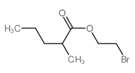 Pentanoic acid,2-methyl-, 2-bromoethyl ester Structure