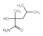 2-hydroxy-2,4-dimethyl-pentanamide结构式
