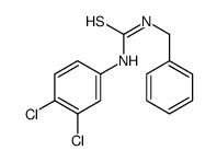 1-Benzyl-3-(3,4-dichlorophenyl)thioure结构式