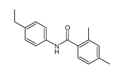 Benzamide, N-(4-ethylphenyl)-2,4-dimethyl- (9CI) structure