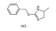 2-(benzylthio)-5-methyl-4,5-dihydro-1H-imidazol-3-ium chlorode Structure