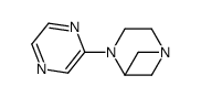 1,4-Diazabicyclo[3.1.1]heptane,4-pyrazinyl-(9CI) Structure