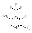 2,5-Diamino-3-fluoro-4-(trifluoromethyl)pyridine+ structure