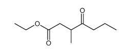 ethyl 3-methyl-4-oxoheptanoate Structure