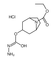 ethyl 3-(hydrazinecarbonyloxy)-8-azabicyclo[3.2.1]octane-8-carboxylate,hydrochloride Structure