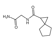 Spiro[2.4]heptane-1-carboxamide, N-(2-amino-2-oxoethyl)- (9CI) structure