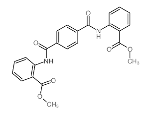 Benzoic acid,2,2'-[1,4-phenylenebis(carbonylimino)]bis-, dimethyl ester (9CI) Structure