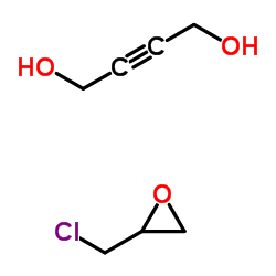 2-Butyne-1,4-diol-2-(chloromethyl)oxirane (1:1) structure