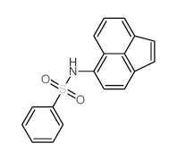 N-acenaphthlen-5-ylbenzenesulfonamide structure