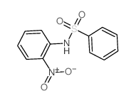 N-(2-nitrophenyl)benzenesulfonamide Structure