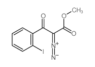 imino-[2-(2-iodophenyl)-1-methoxycarbonyl-2-oxo-ethylidene]azanium Structure