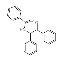 N-(2-oxo-1,2-diphenyl-ethyl)benzamide Structure