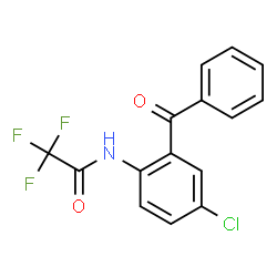 N-(2-Benzoyl-4-chlorophenyl)-2,2,2-trifluoroacetamide Structure