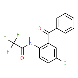 N-(2-Benzoyl-4-chlorophenyl)-2,2,2-trifluoroacetamide structure