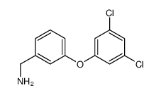 3-(3,5-二氯苯氧基)-苄胺结构式