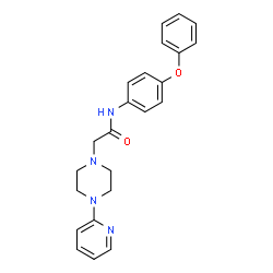 N-(4-PHENOXYPHENYL)-2-[4-(2-PYRIDINYL)PIPERAZINO]ACETAMIDE picture