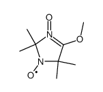 4-Methoxy-2,2,5,5-tetramethyl-3-imidazolin-3-oxid-1-oxyl Structure