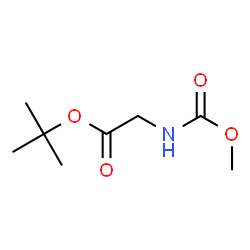 Glycine,N-(methoxycarbonyl)-,1,1-dimethylethyl ester结构式