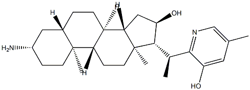 3β-Amino-16,28-seco-5α-solanida-22,24,26(28)-triene-16α,23-diol picture