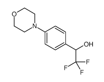 p-morpholino-alpha-(trifluoromethyl)benzyl alcohol结构式
