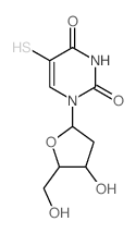 5-疏基-2-脱氧尿苷结构式