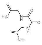 N,N-bis(2-methylprop-2-enyl)oxamide结构式