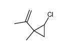 1-Chlor-2-methyl-2-isopropenylcyclopropan结构式