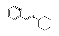 N-cyclohexyl-1-pyridin-2-ylmethanimine Structure
