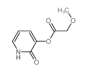 (2-oxo-1H-pyridin-3-yl) 2-methoxyacetate结构式