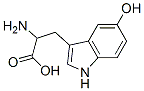 2-amino-3-(5-hydroxy-1H-indol-3-yl)propanoic acid structure