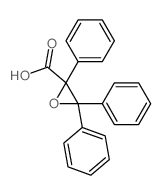 2,3,3-triphenyloxirane-2-carboxylic acid结构式