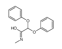 N-methyl-2,2-diphenoxyacetamide Structure